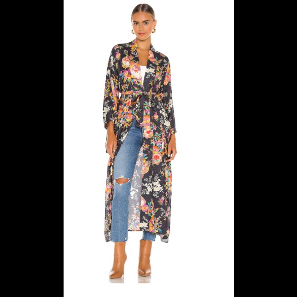 NEW Spell & Gypsy UFT Leo Maxi Robe kimono Medium large - Picture 8 of 16